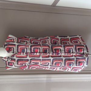 Boden Geometric design sleeveless dress